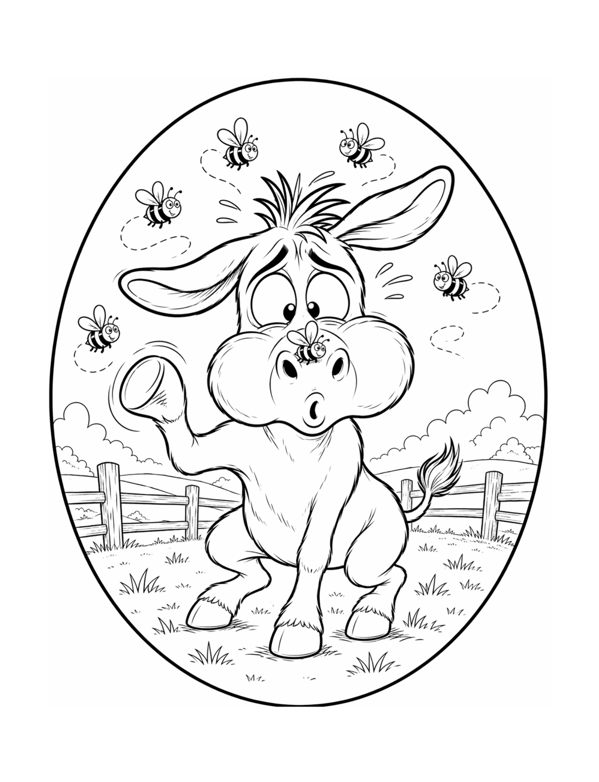 Farmyard Mischief - Family Fun! | Physical Coloring Book
