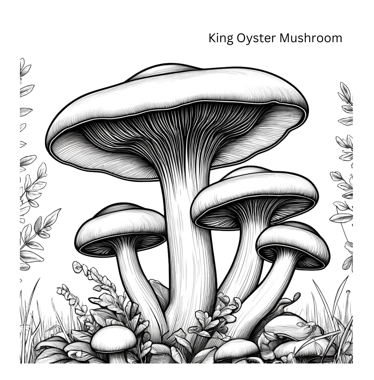The Forest Floor - Adult Coloring Book-Print Edition