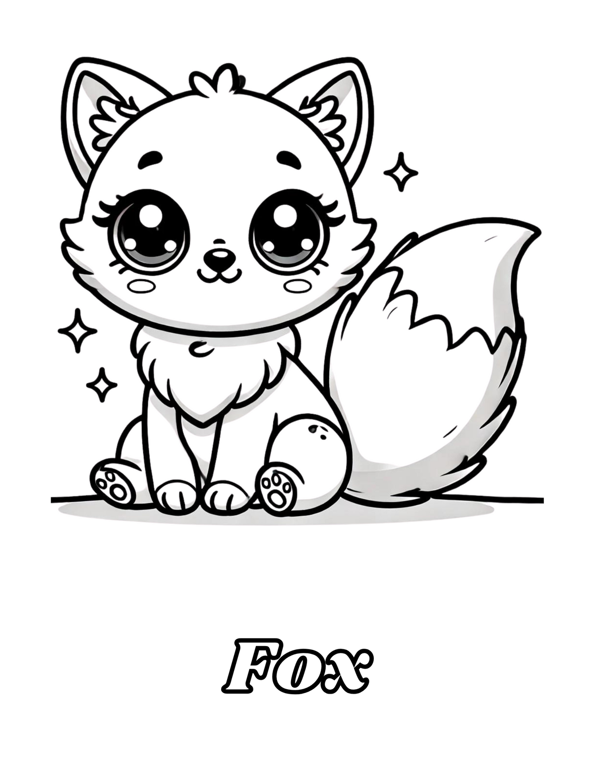 Kawaii Baby Animals, Ages 2 - 5-Digital PDF
