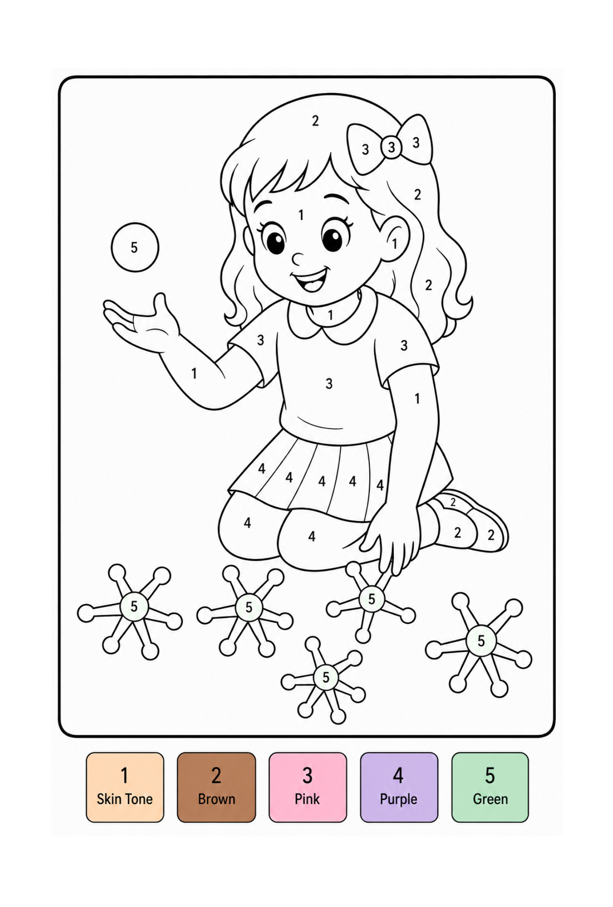 My First Color-By-Number Book Digital Download