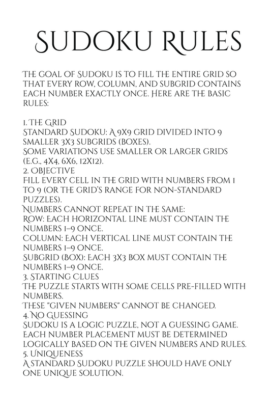 100 Sudoku Puzzles-Easy Challenge