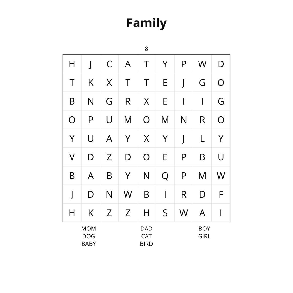 Beginner Word Search Puzzles Print Edition
