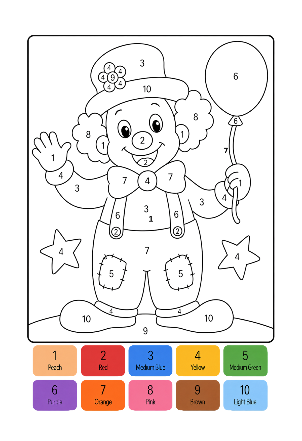 10 Colors of Fun Phyical  Book