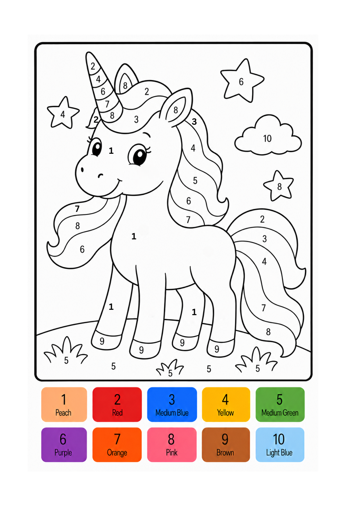 10 Colors of Fun Digital Download