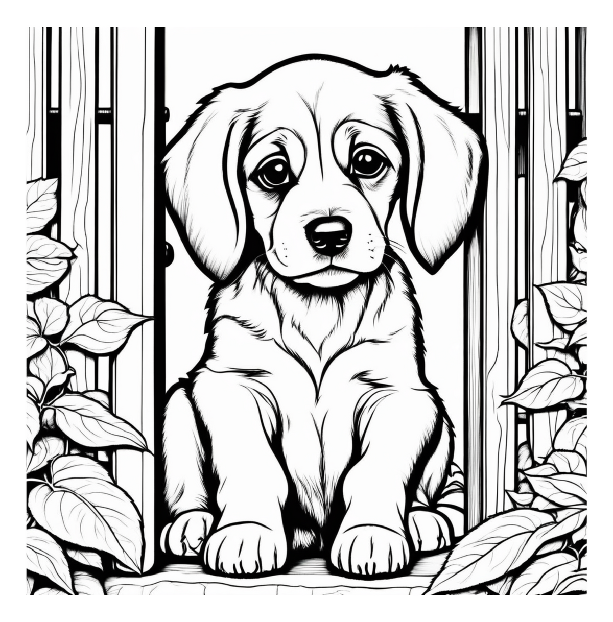 Baby Animals, Coloring Book for Kids-Digital PDF