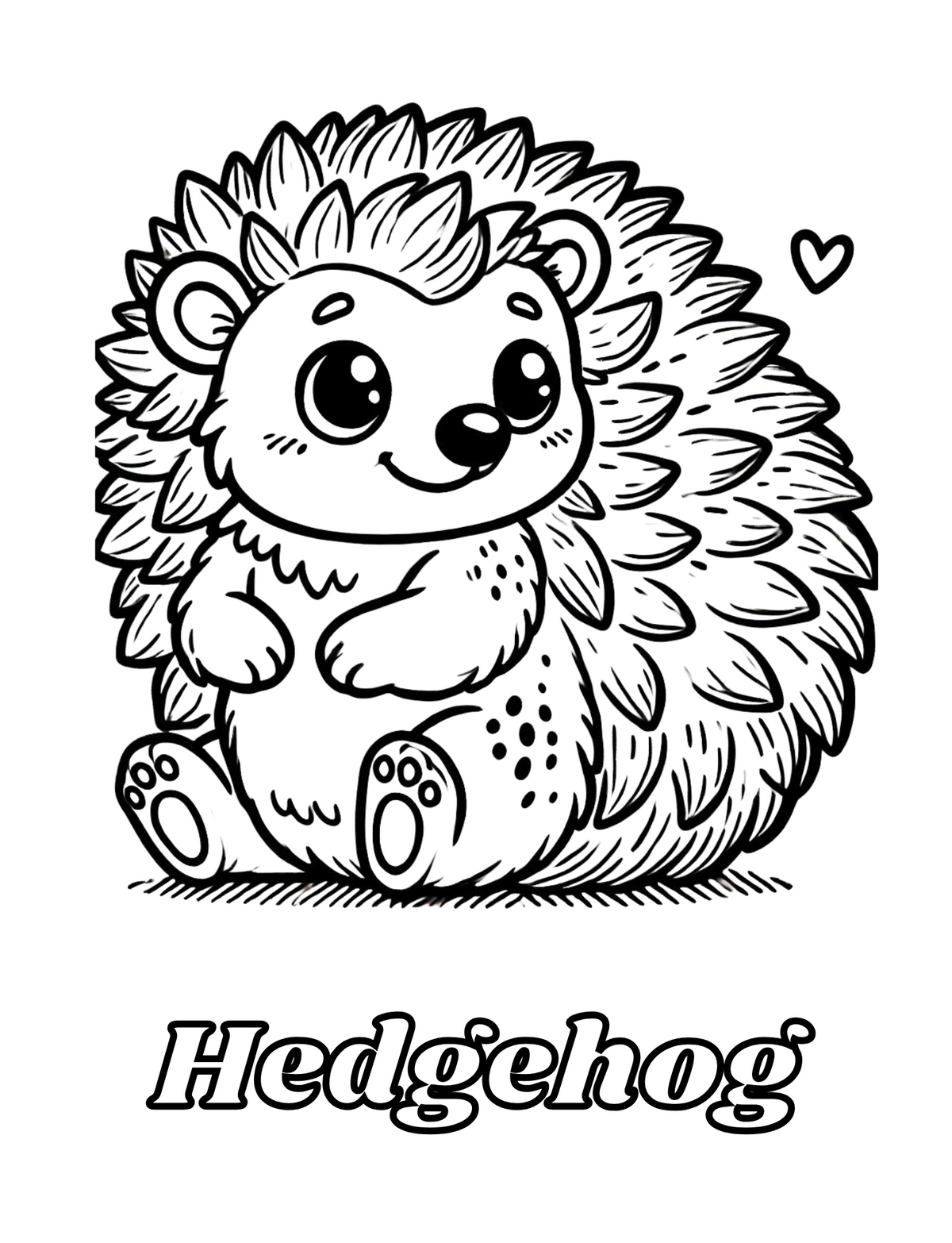 Baby Land Animals, Coloring Book for Ages 2 - 5-Print Edition