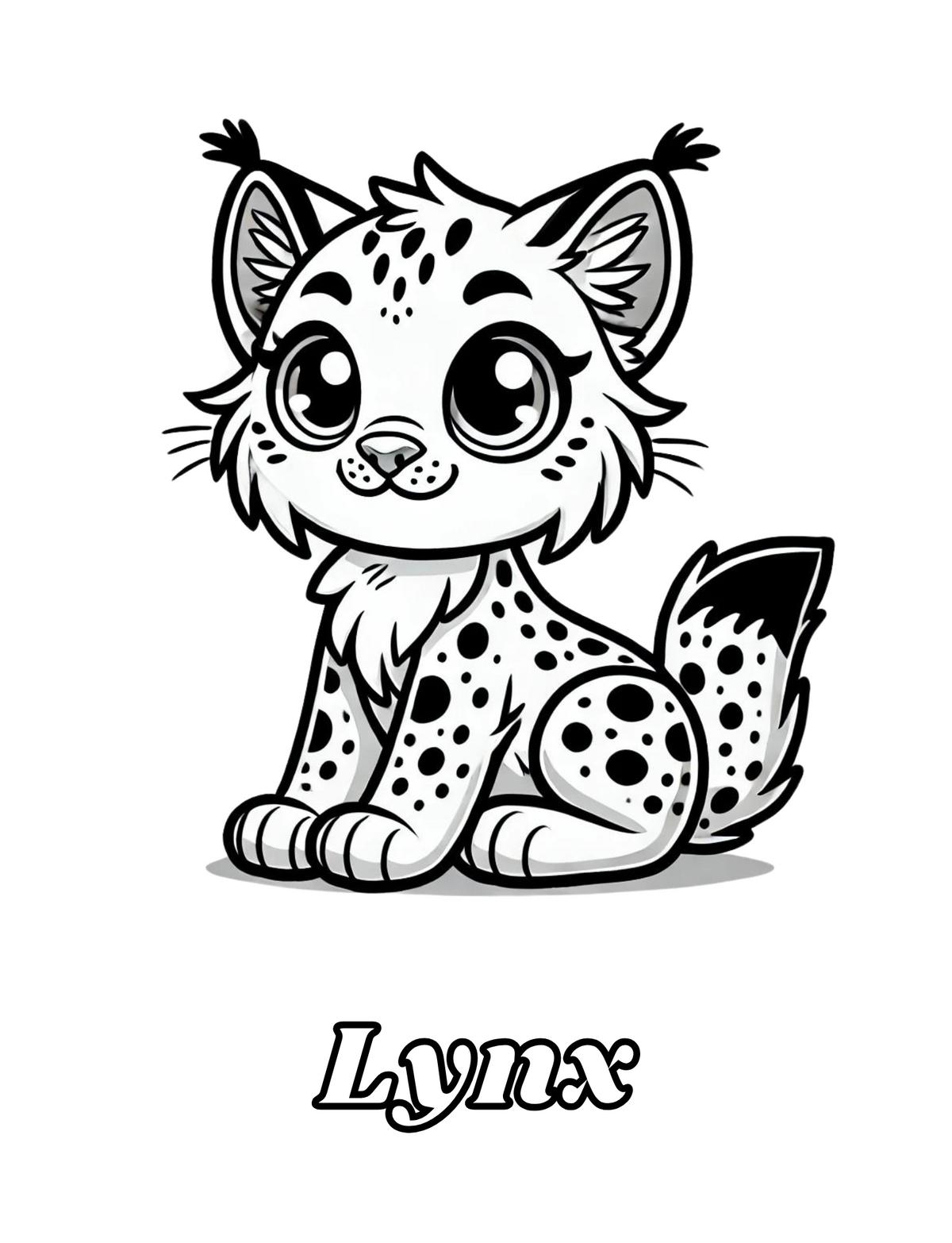 Baby Land Animals, Coloring Book for Ages 2 - 5-Print Edition