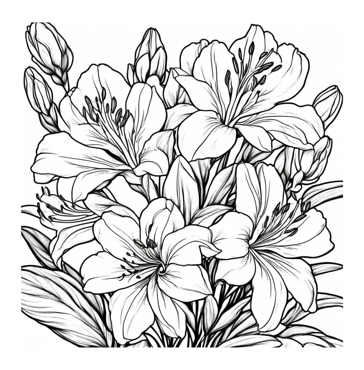 Beautiful Array of Flowers-Digital PDF