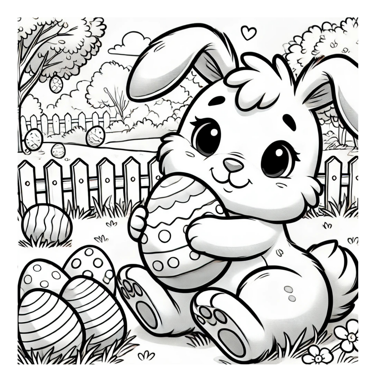 Easter Coloring Fun for Kids-Digital PDF