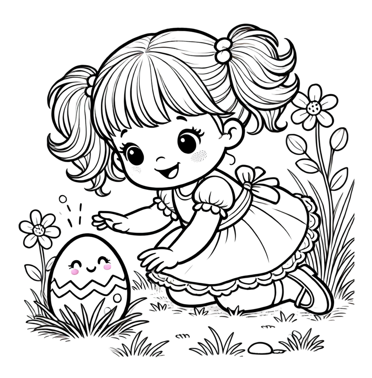 Easter Coloring Fun for Kids-Digital PDF