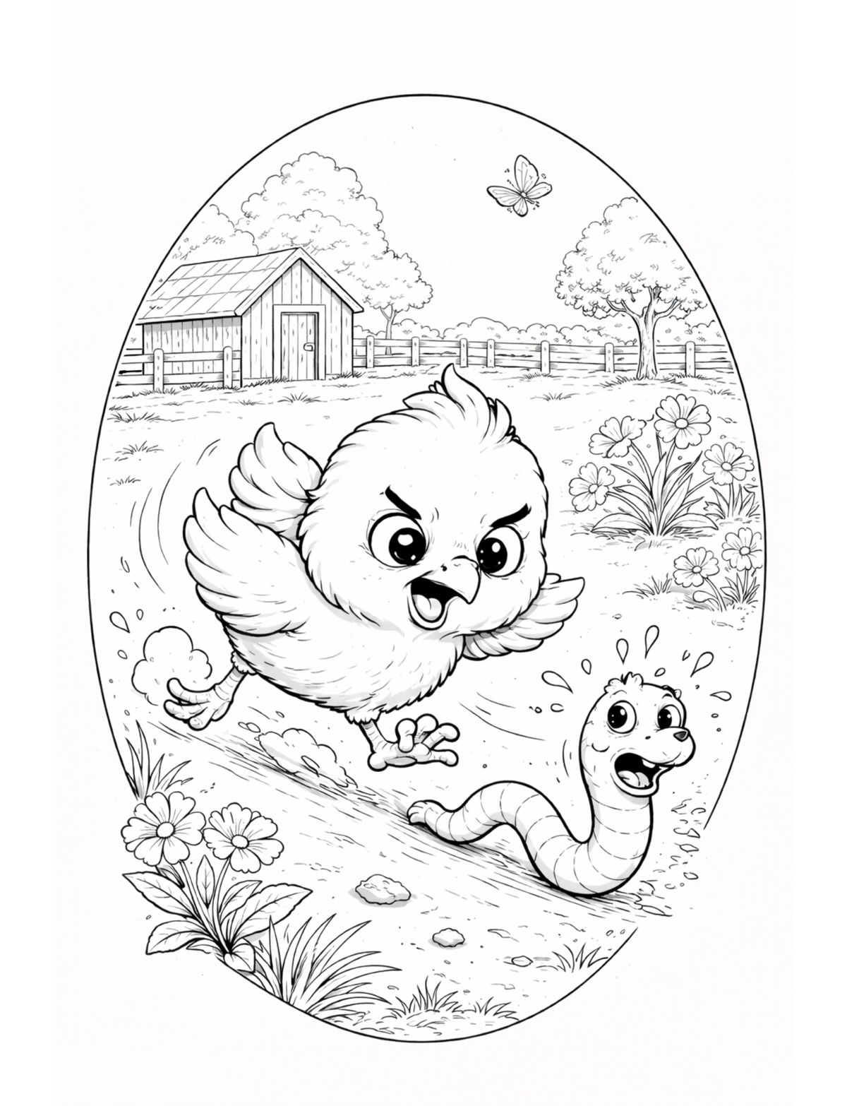 Farmyard Mischief - Family Fun! | Physical Coloring Book