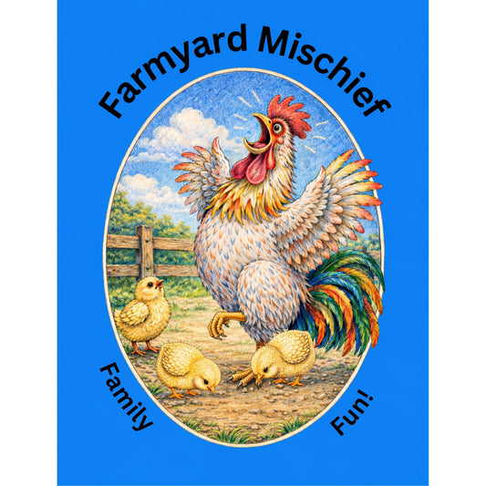 Farmyard Mischief - Family Fun! | Physical Coloring Book