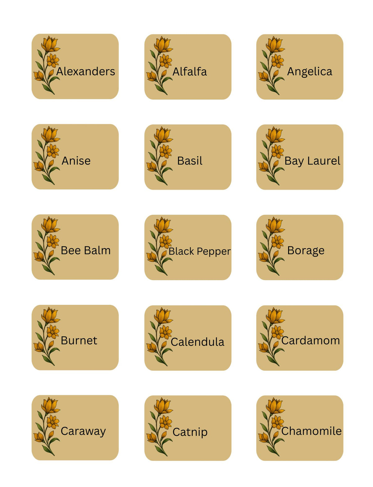 A Home Gardener’s Spice Companion