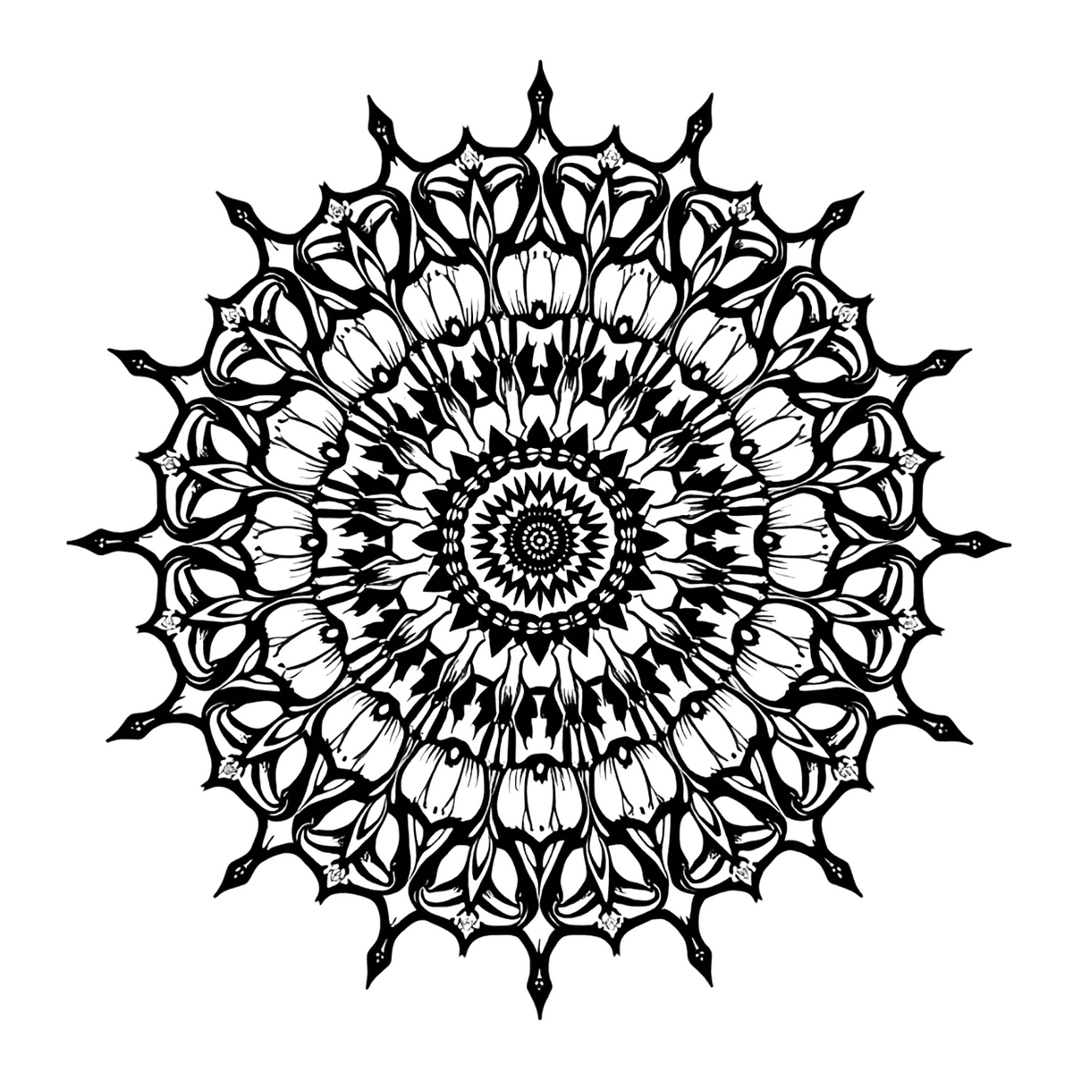 Intricate Mandalas-Digital PDF