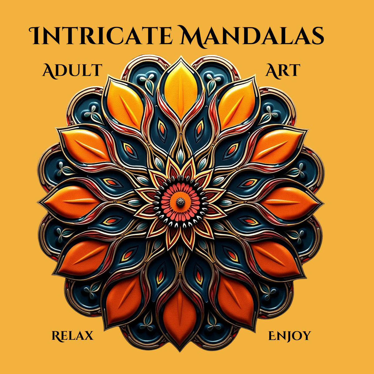 Intricate Mandalas-Digital PDF