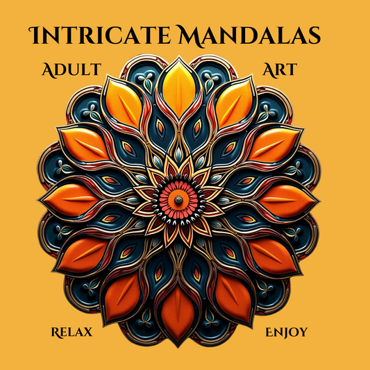 Intricate Mandalas-Digital PDF