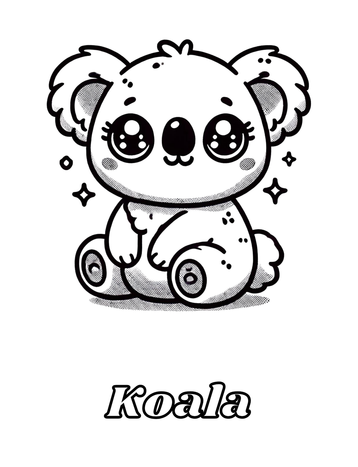 Kawaii Baby Animals, Ages 2 - 5-Digital PDF