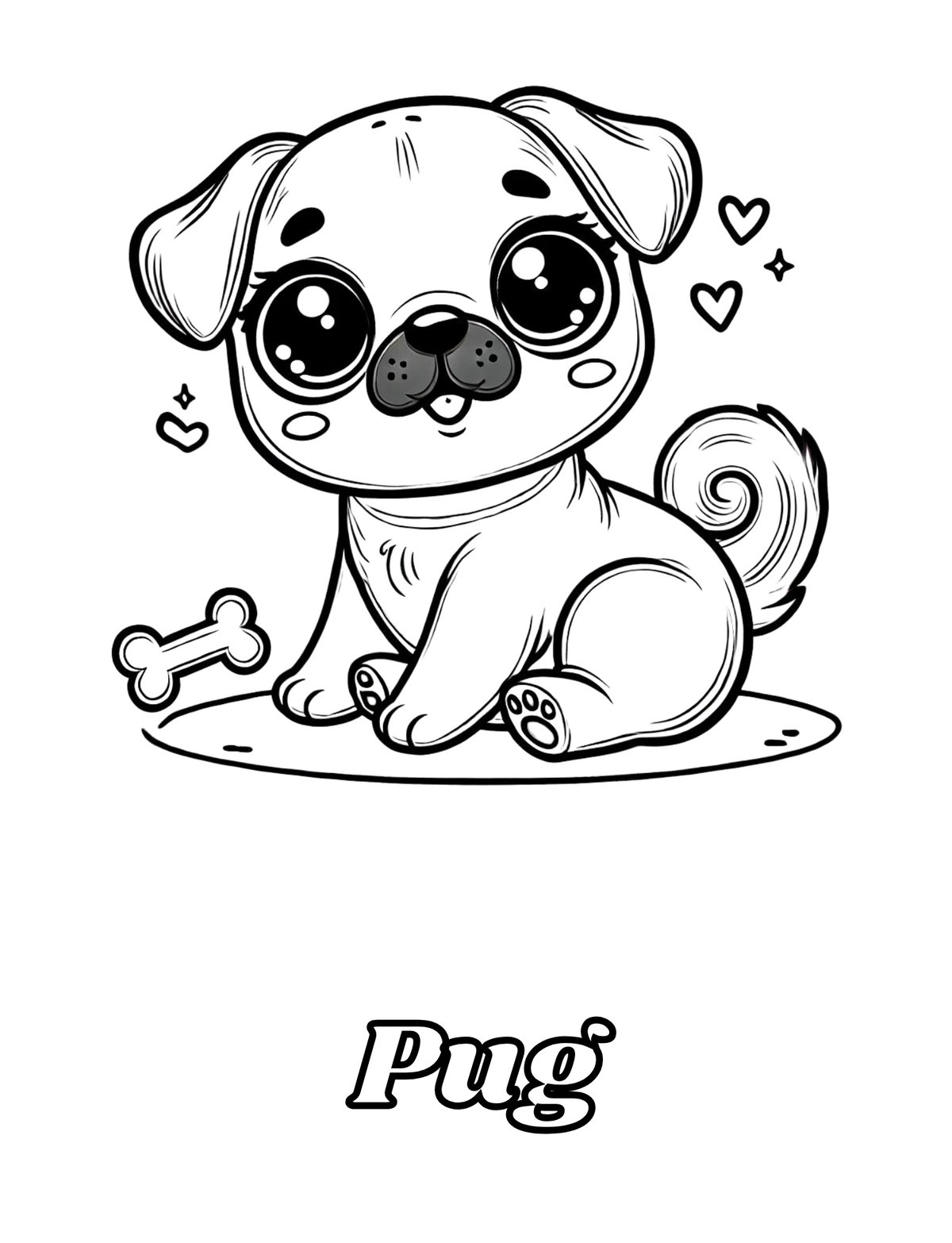 Kawaii Baby Animals, Ages 2 - 5-Digital PDF