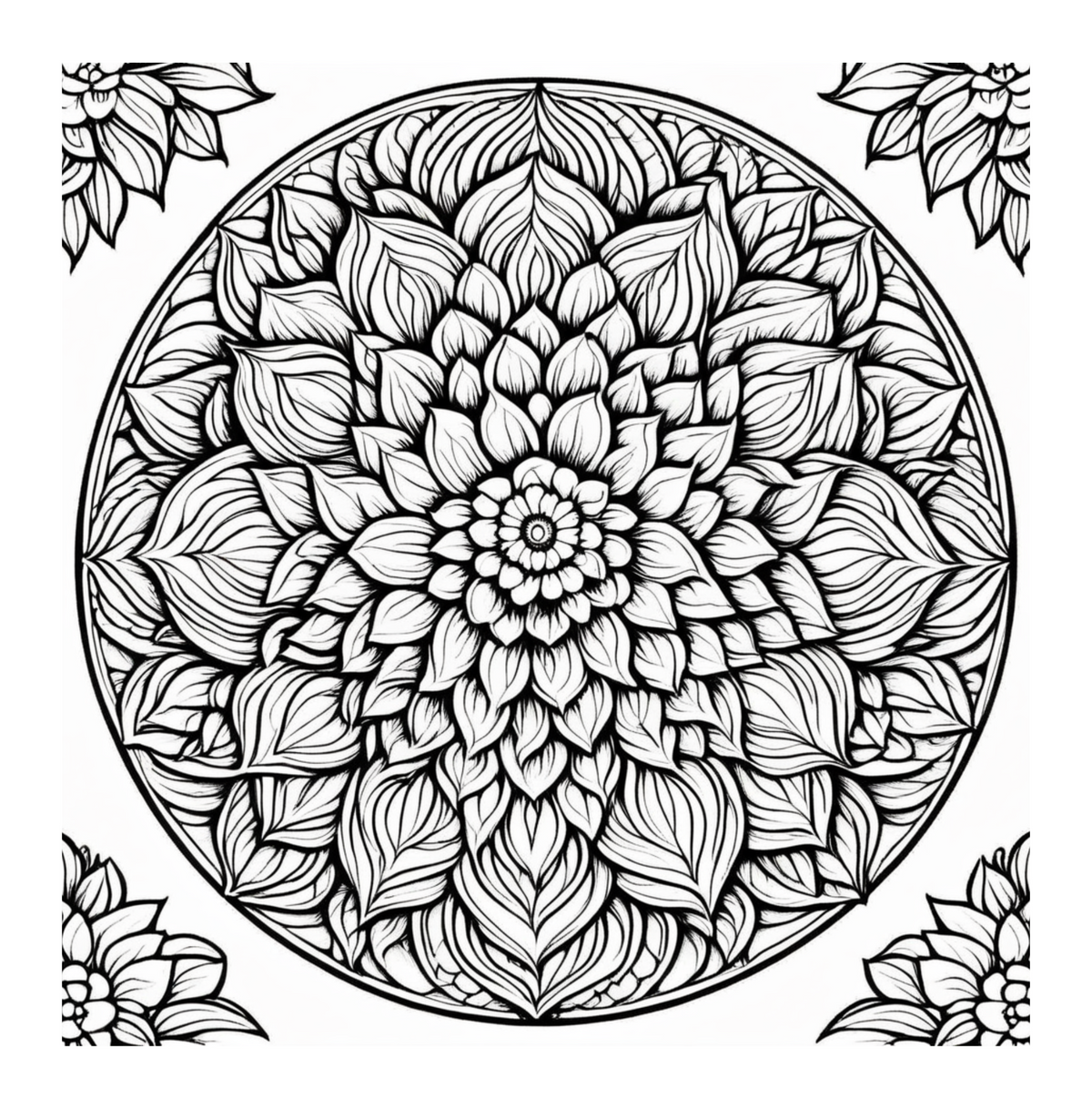 Mandalas Coloring Book for Adults-Print Edition