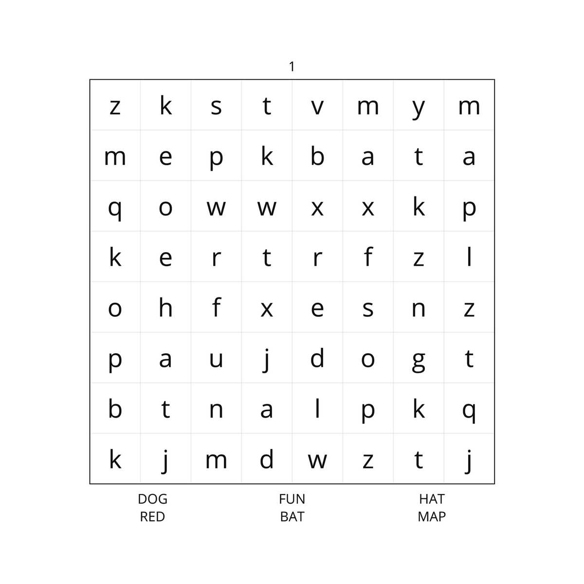 Beginners Word Search With Snickers: Volume 1-Digital PDF