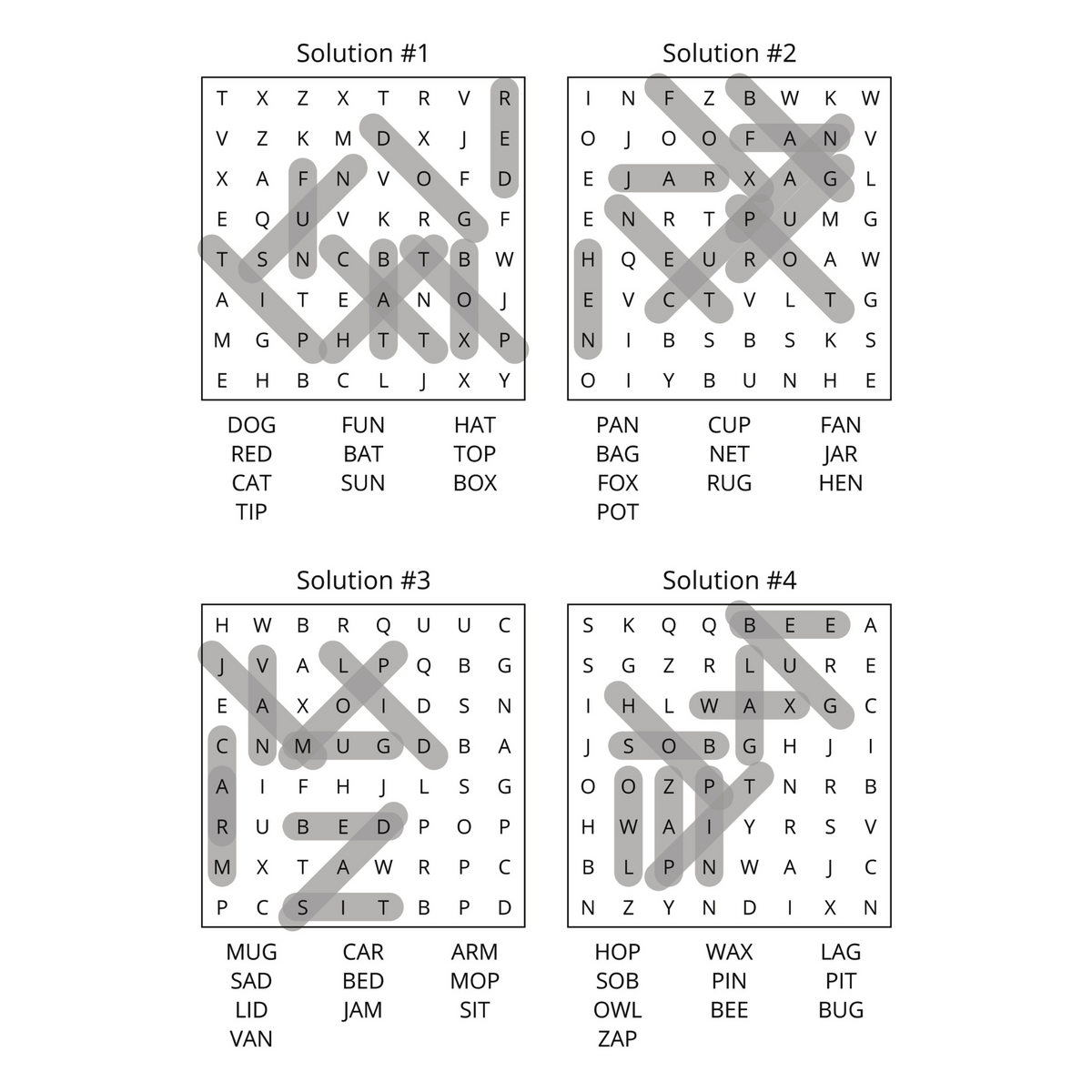 Beginners Word Search With Snickers: Volume 6-Print Edition