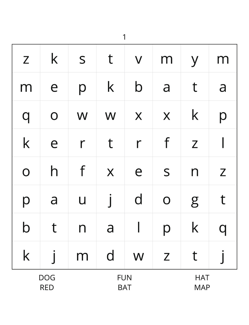 Beginners Word Search With Snickers: Volume 1-Print Book