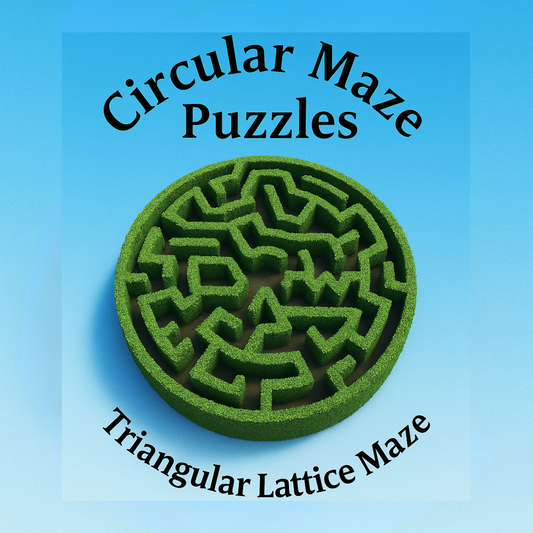 Circular - Triangular Lattice Maze