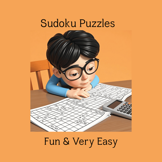 100 Sudoku Puzzles-Fun & Very Easy Digital PDF