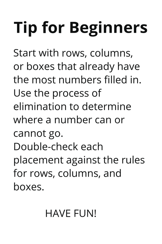 100 Sudoku Puzzles-Fun & Very Easy Digital PDF
