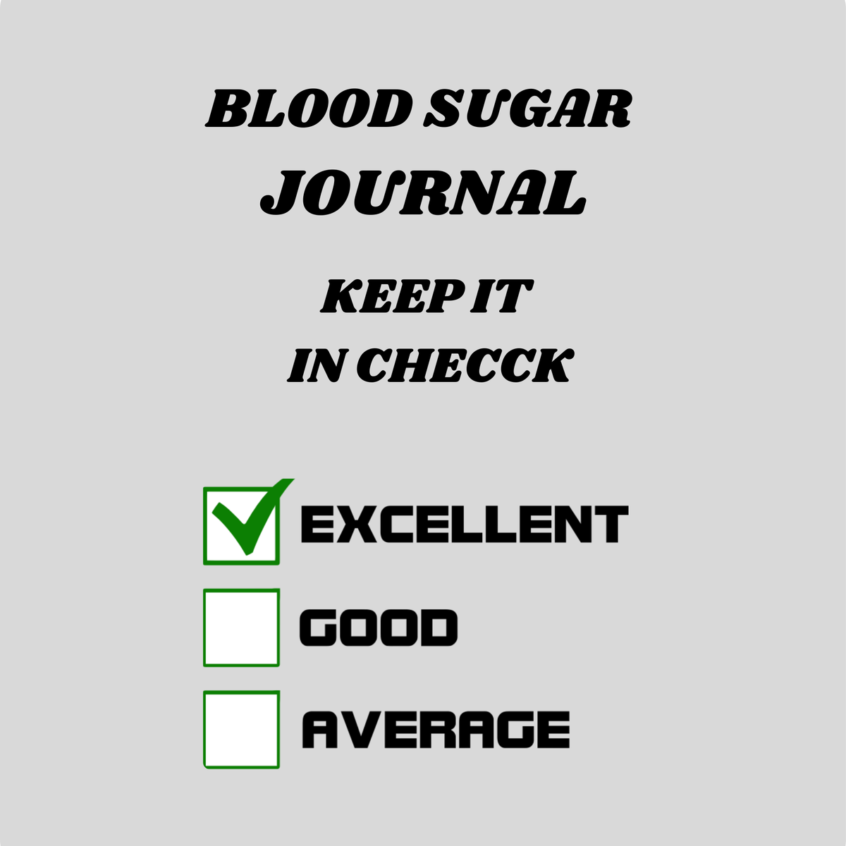Blood Sugar Journal