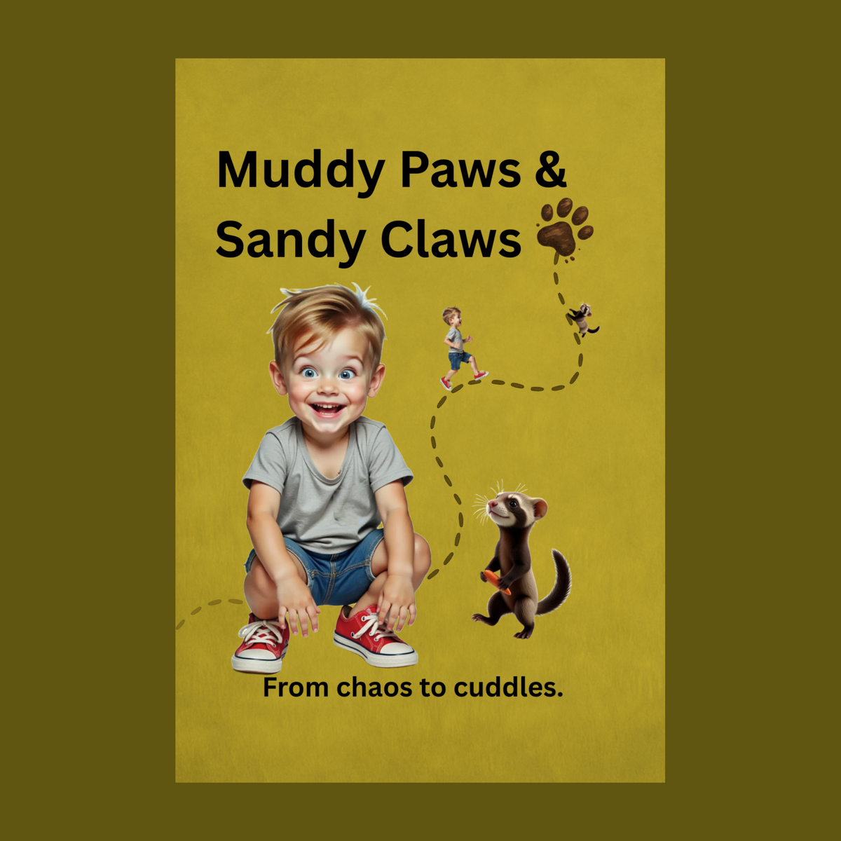 Muddy Paws & Sandy Claws-Paperback