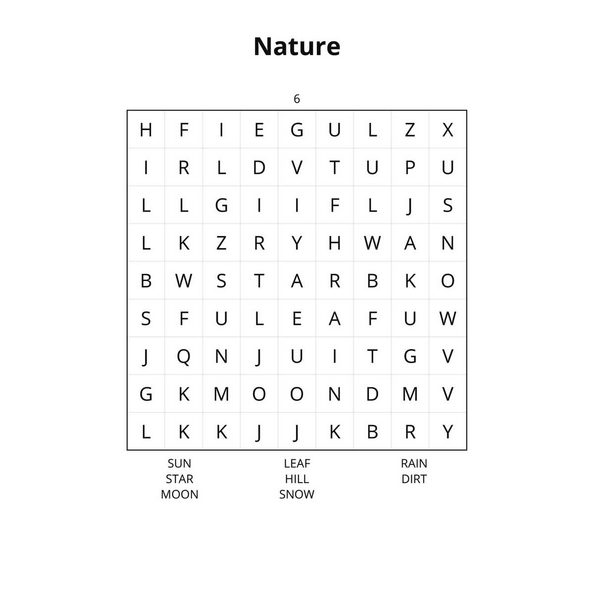Beginner Word Search Puzzles-Digital PDF