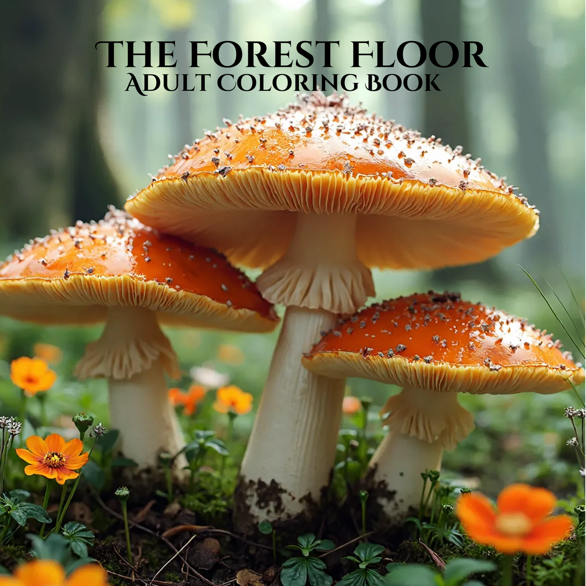 The Forest Floor - Adult Coloring Book-Print Edition