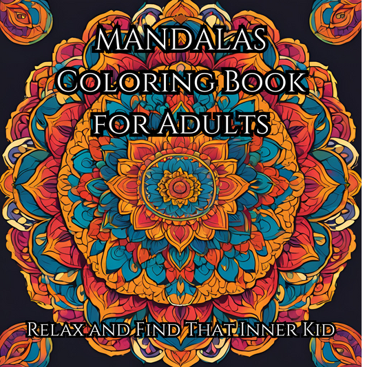 Mandalas Coloring Book for Adults-Digital PDF