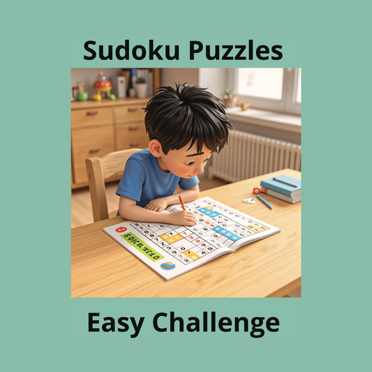 100 Sudoku Puzzles-Easy Challenge