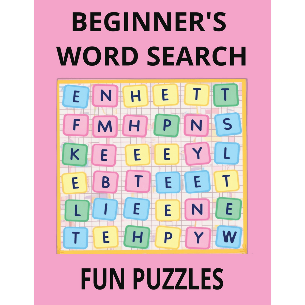 Beginner Word Search Puzzles-Digital PDF