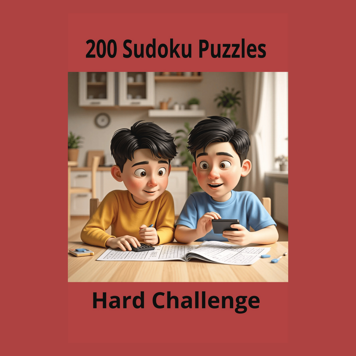 200 Sudoku Puzzles-Hard Challenge