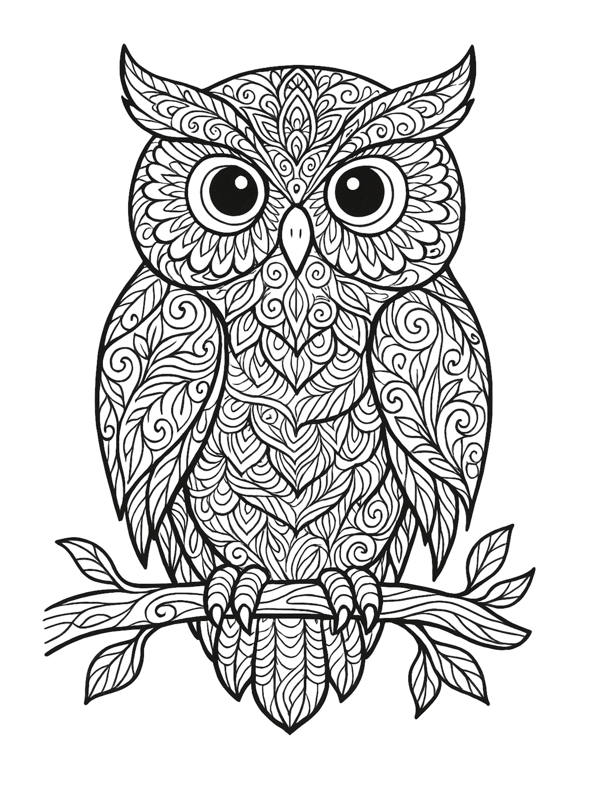 Zentangle Adult Coloring-Print Edition
