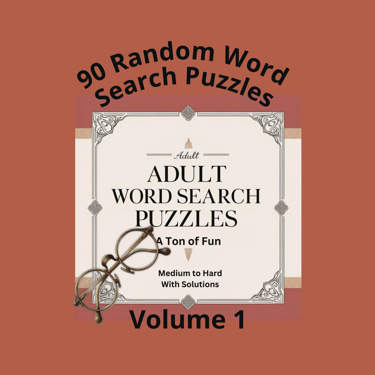 90 Random Word Search Puzzles: Volume 1